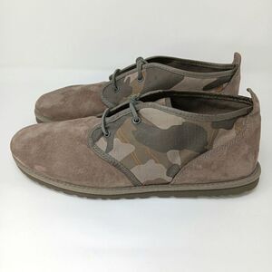 UGG Men’s Maksim Camo Brindle Suede Chukka Boots Size 11 Comfort Utility